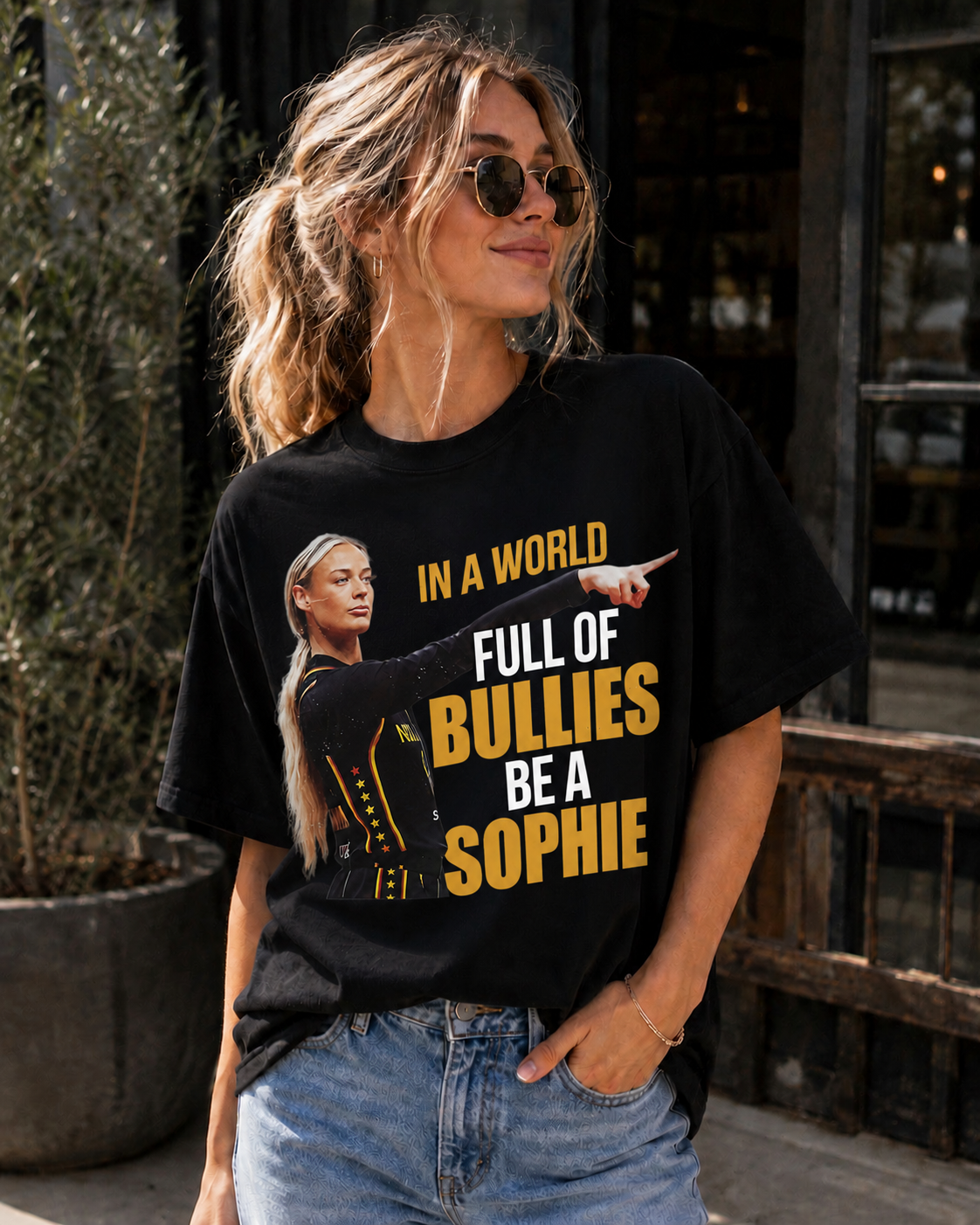 Comfort Colors® Sophie Cunningham Point Signature Basketball T-Shirt, Funny Meme Sophie Cunnningham Point God T-Shirt