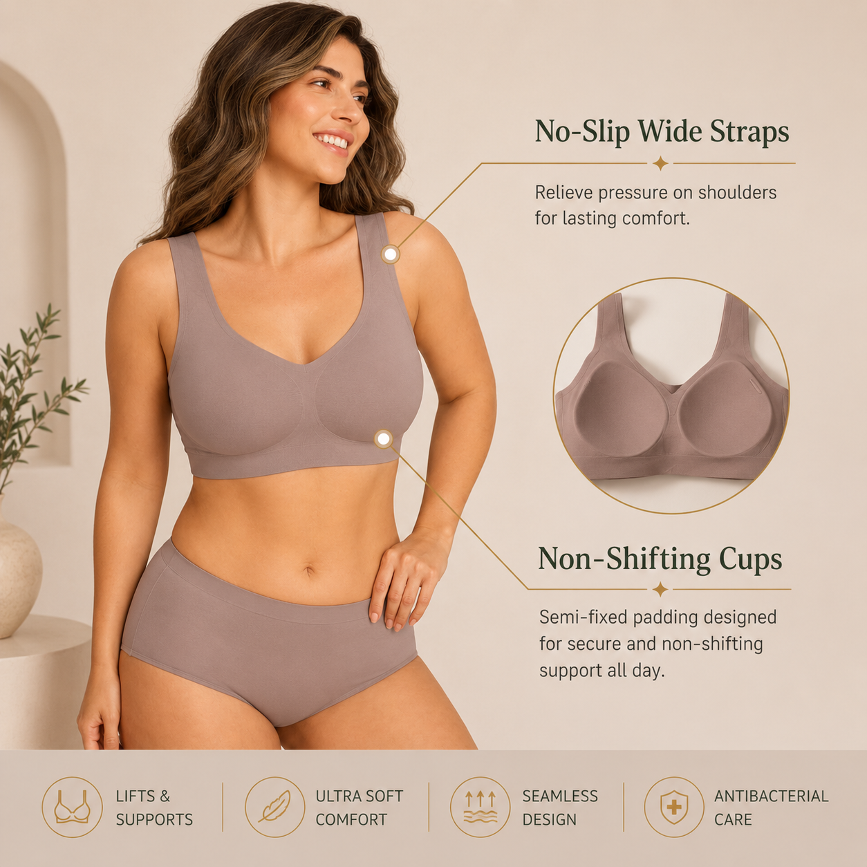 Nuvelas™ LuxeLift™ Wireless Jelly Bra
