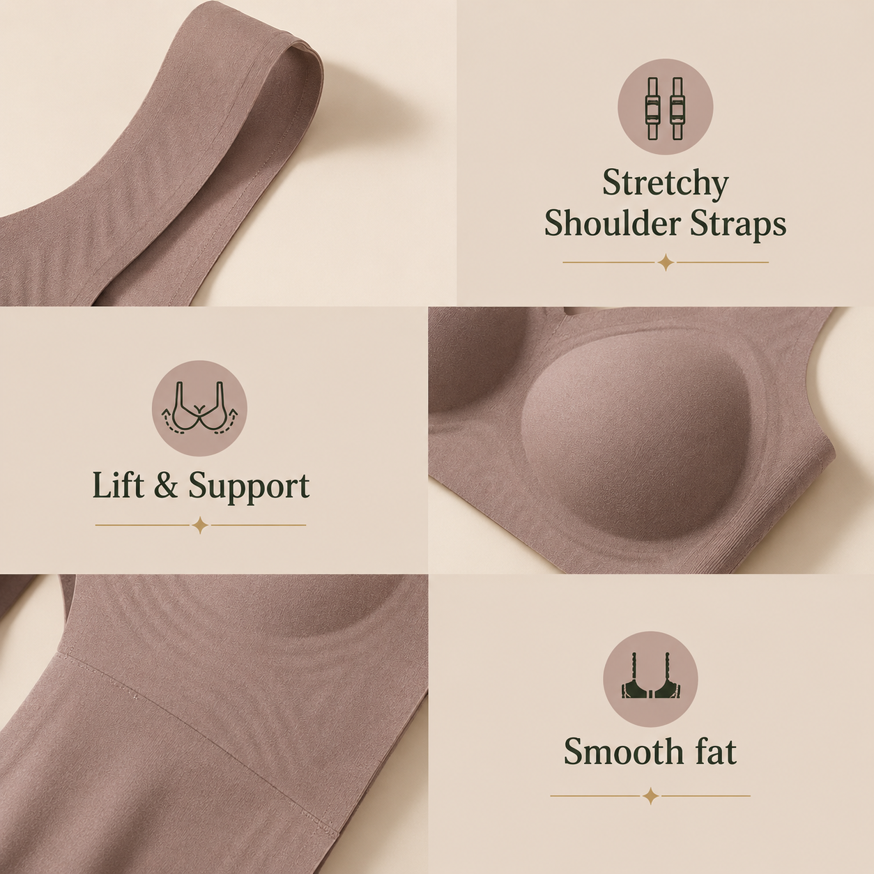 Nuvelas™ LuxeLift™ Wireless Jelly Bra