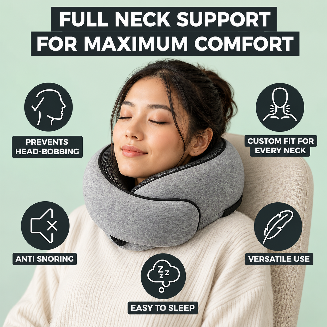 Nuvela™ Travel Pillow Ultimate