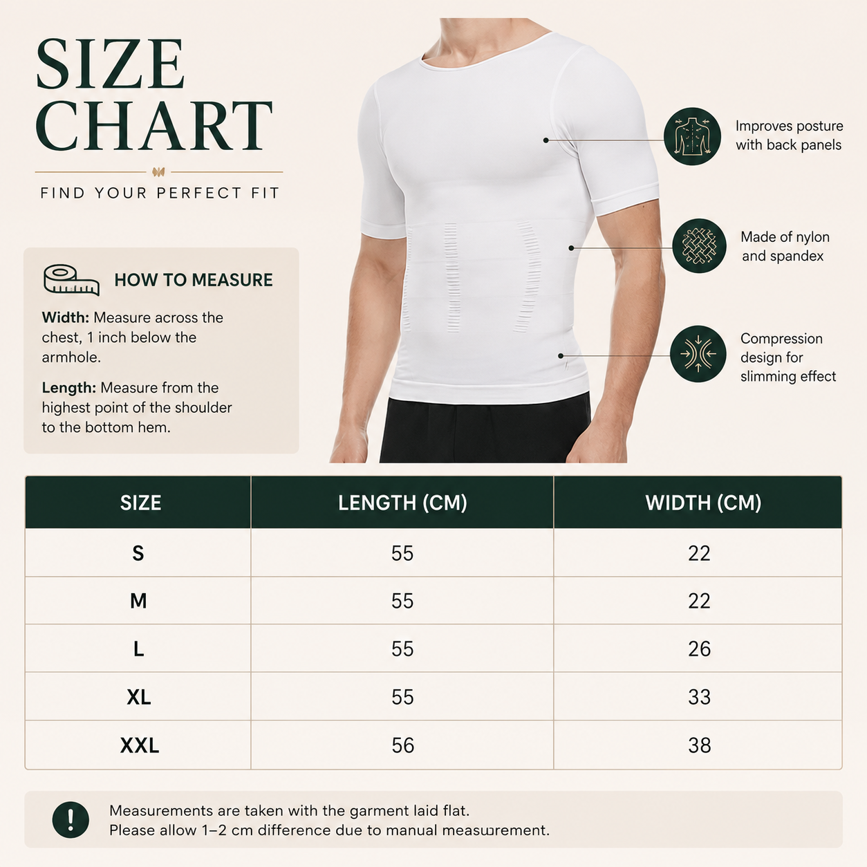 Nuvelas™ Men's body lifting shapewear