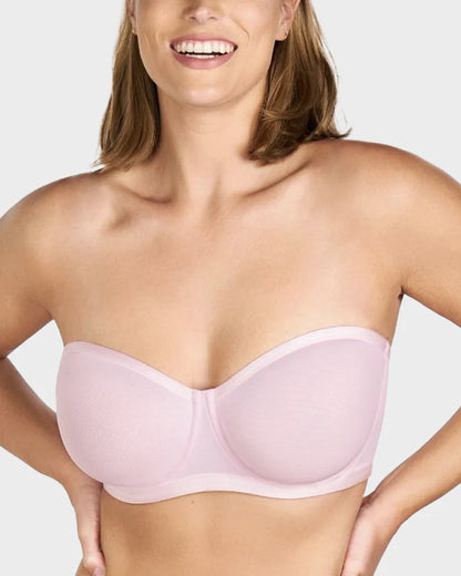 Nuvelas™ Strapless Mesh Underwire Balconette Bra