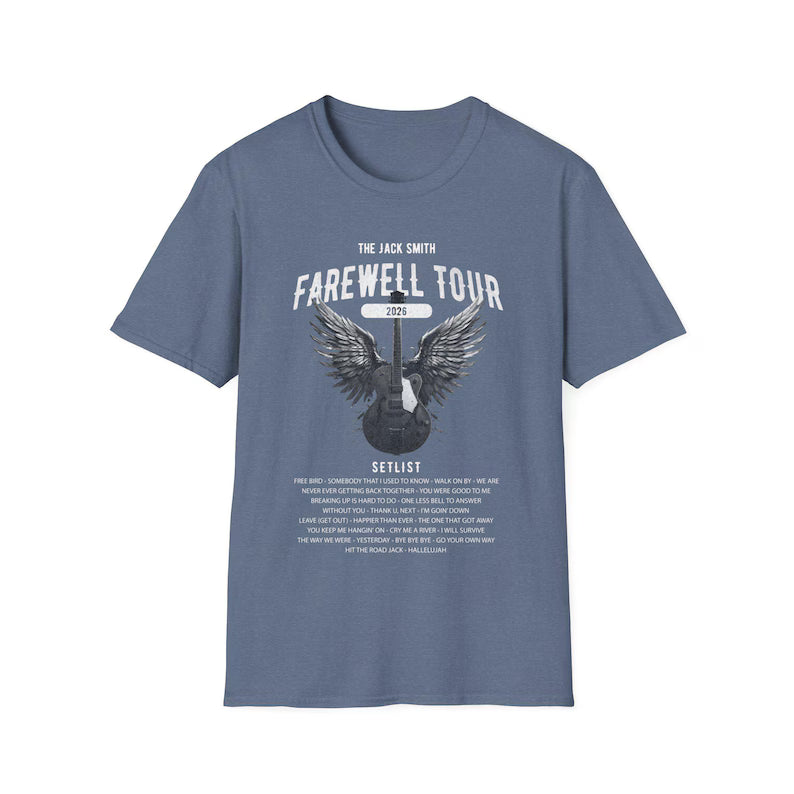 Comfort Colors Shirt, Retirement FAREWELL TOUR T-Shirt, Funny Music-themed Music Fan Gift, Shirt for Retiree, Softstyle Tee