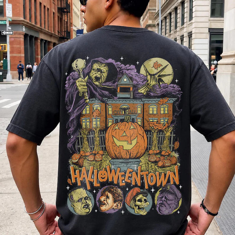 2-Side Comfort Colors, Halloweentown t shirt, Halloweentown University t-shirt, Gifts for Halloween, Halloweentown 1998, Halloween t-shirt