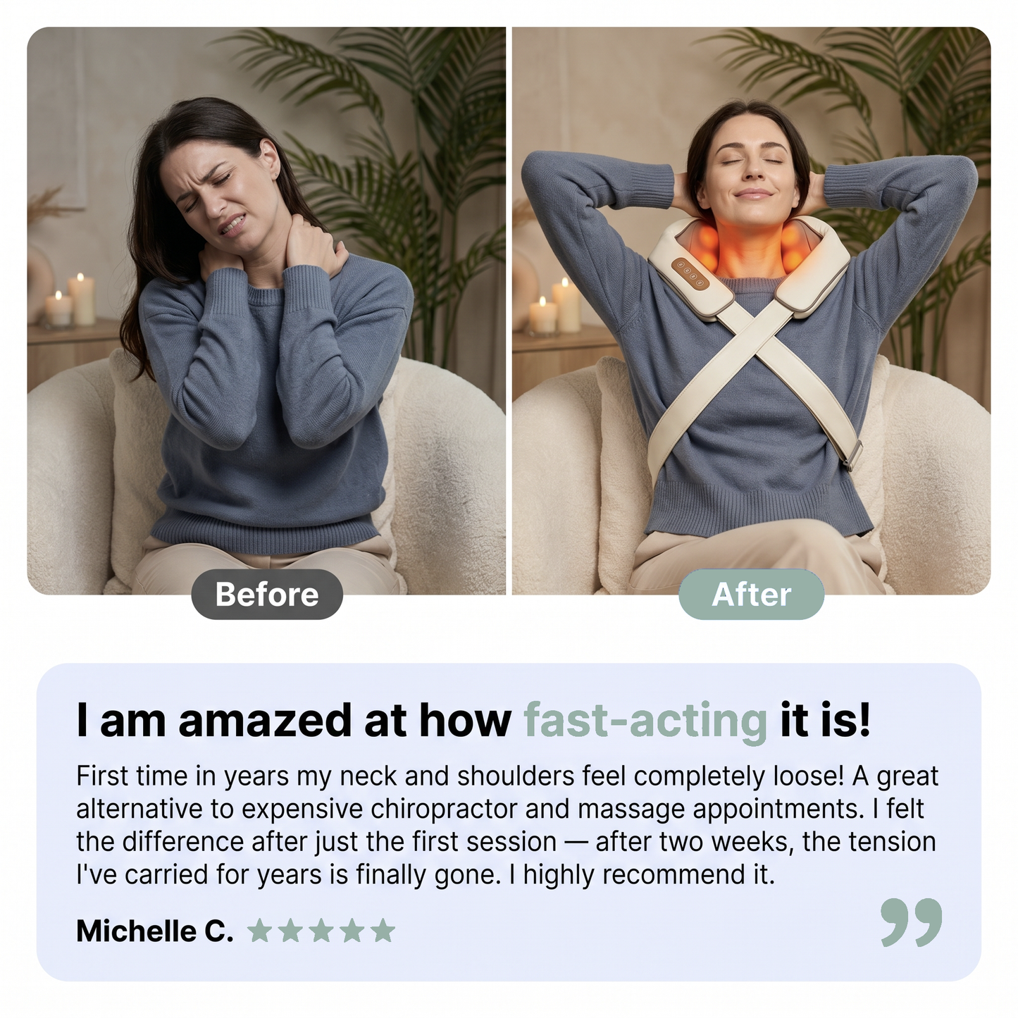 Nuvela™ Neck & Shoulder Massager