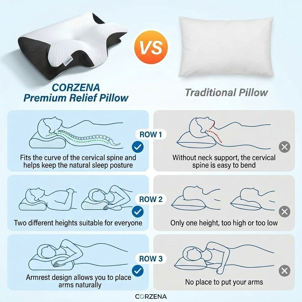 Corzena Premium Relief Pillow