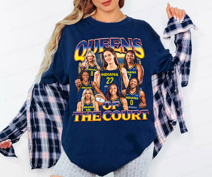 Comfort Colors® Queens Of The Court Fever Now You Know Shirt, Basketball Graphic Tee, Sport Fan Gift
